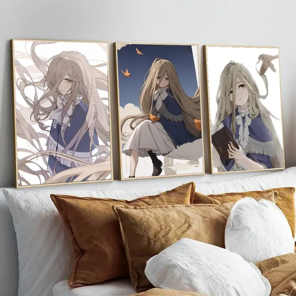 Sense Anime Sousou No F-Frieren Art Sticky Wall Waterproof Home Living Room Bedroom Bar Aesthetic Decoration