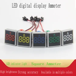 1Pcs AD101-22AM Signal Lamp With Current IndiCation 0-100A Opening 22mm Digital Display Current  AD16-22AM