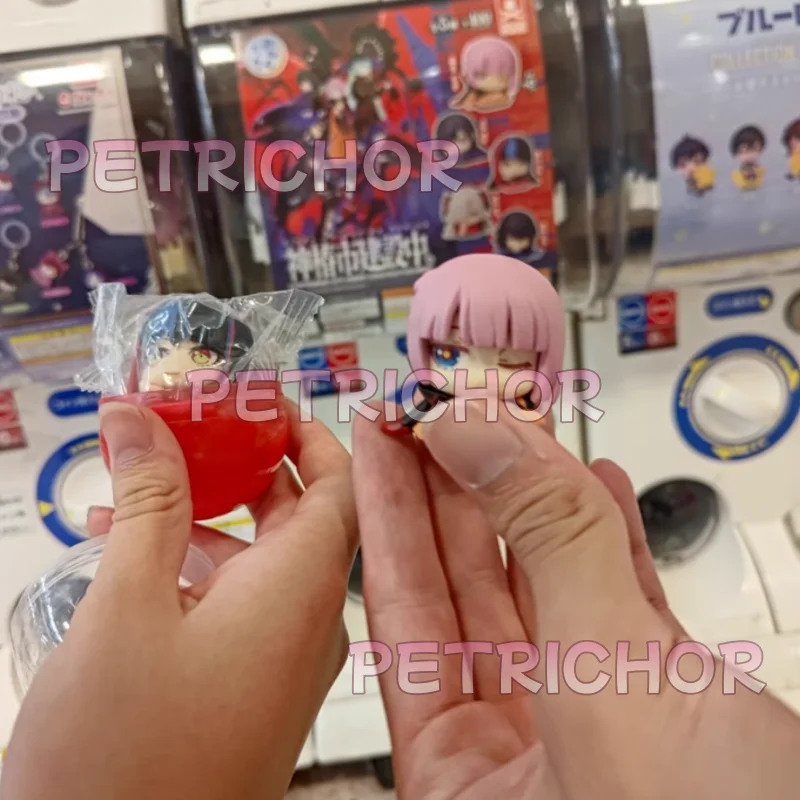 카미츠바키 시티 건설 중 2차원 수면 모델링 가샤폰 컬렉션 데스크탑 장식 미니 모델 장난감