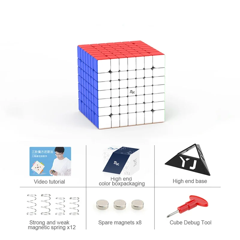 [JudyCube] YJ MGC 7X7 Cube magique magnétique Cube de vitesse jouets éducatifs Cubo Magico MGC 7x7M Fidget Toys
