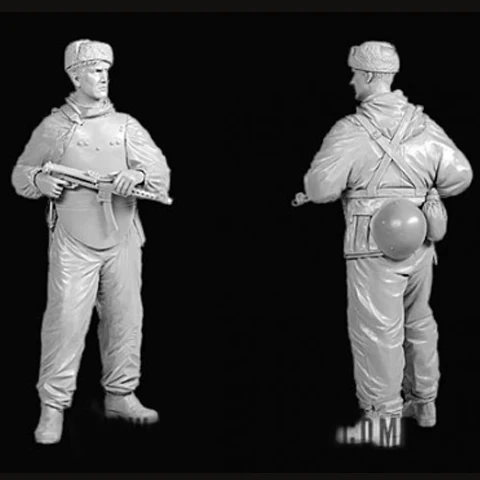 1/16 Die Casting Resin Figure Model Assembly Kit Unpainted Need to Assemble Soldiers Elite Commando Model