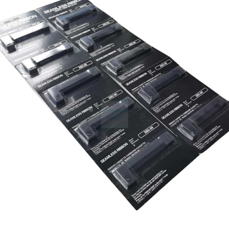 ERC09 ERC-09 ERC09B Preto Roxo Seamless Fita para uso em Apto Para Epson M160 M180 M190 M191G M163 M164 M181 M182