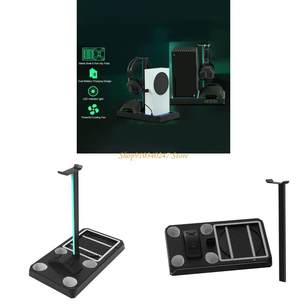 q22a垂直ゲームコンソールスタンド熱消散液局ゲームマシン用の滑り止めステーション