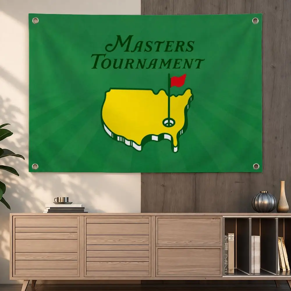 Prestigious Professional Sporting Event Masters Tournament Golf Flags Indoor Outdoor Wall Hanging Flag Decor Banner Wall Decor