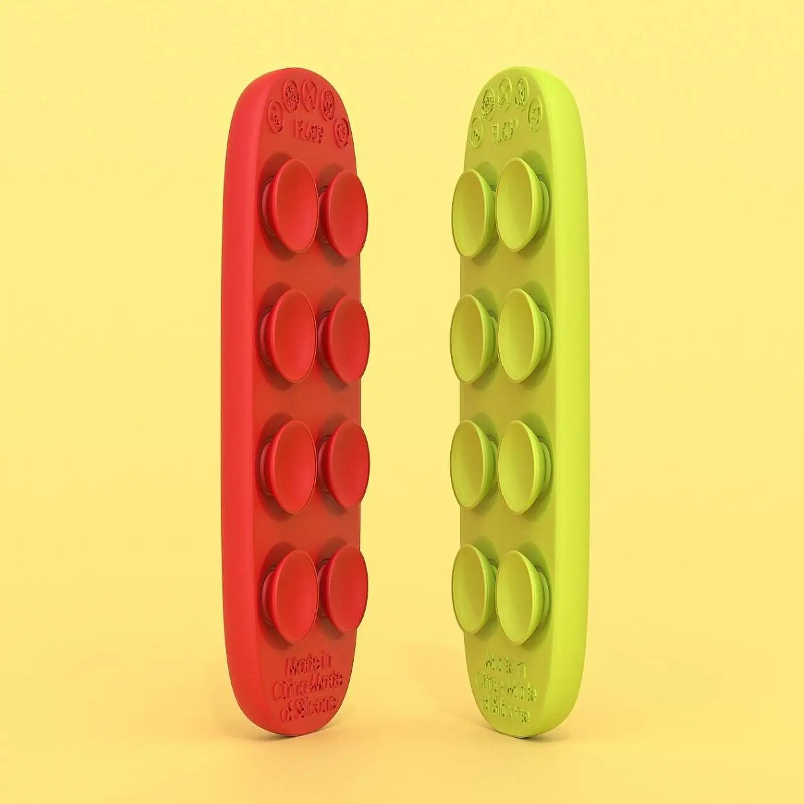 Kids Sensory Fidget Toys Silicone Strips Bar Set Quiet Educational Novelty Toy for Classroom Attention Focus Fine Motor Skill