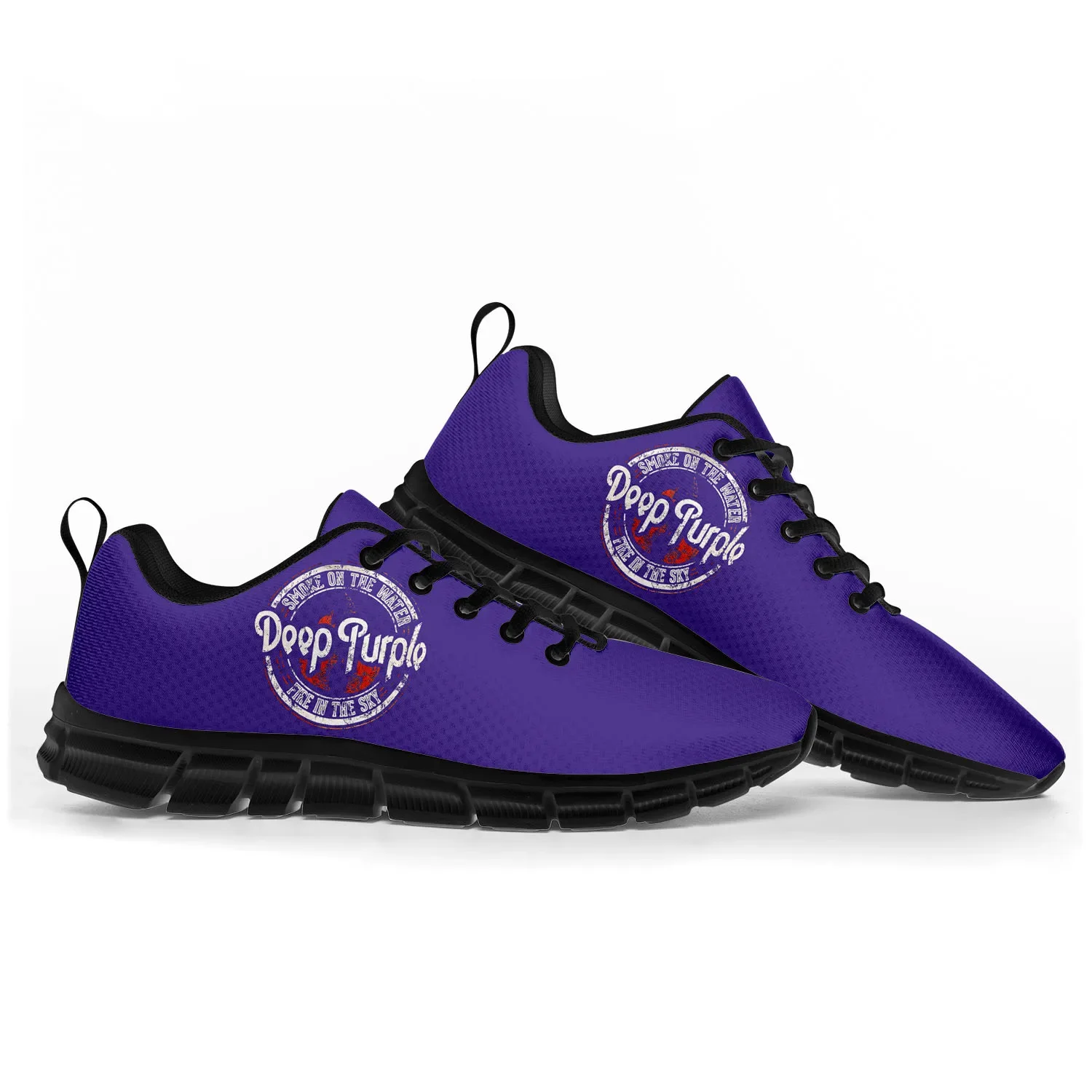 Deep Purple Rock Band Calçados Esportivos, Heavy Metal Sneakers para Homens Mulheres Adolescente Crianças e Crianças, Custom High Quality Couple Shoes