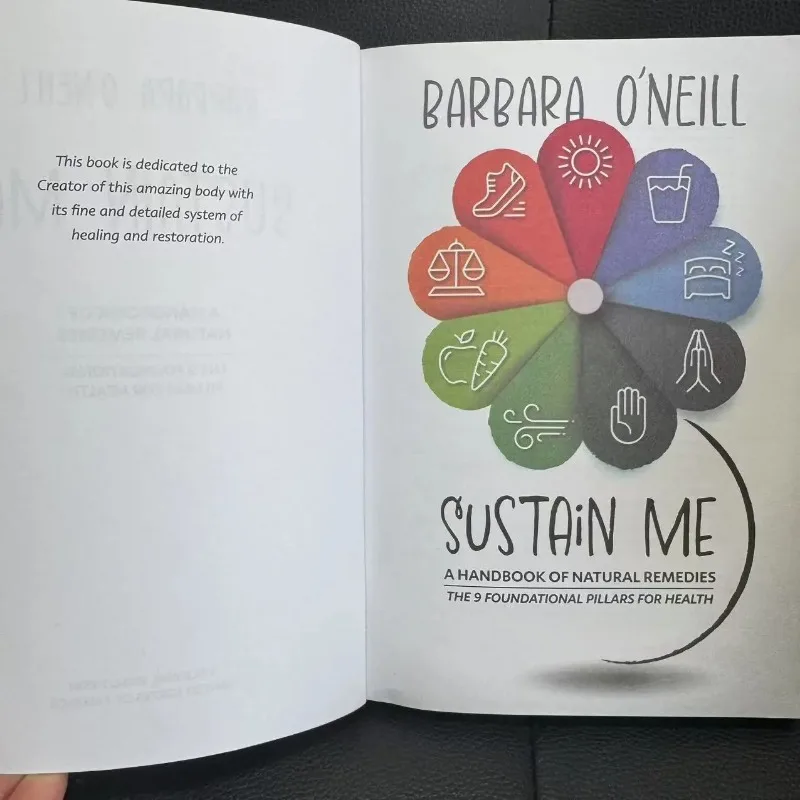 توفر كتاب Sustain Me بواسطة Barbara O'Neill رؤى ملهمة لتحسين الحياة/التحفيز الذاتي/التعديل النفسي