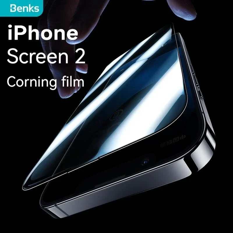 Benks King Kong Corning Anti-Peeping Screen Protector for iPhone 15 Pro Max 14Pro Anti-Fouling Privacy Tempered Glass Film