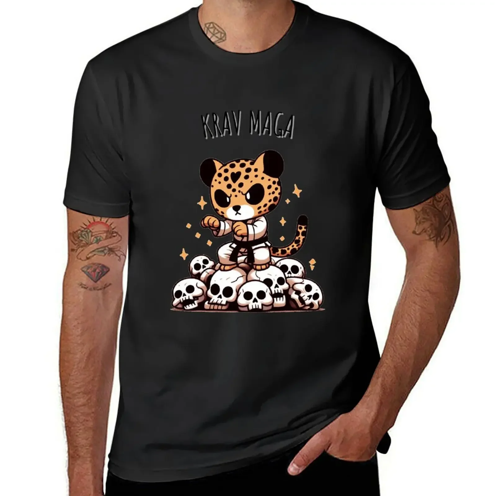 

Krav Maga Cheetah T-Shirt anime tshirt customs design your own kawaii clothes cheap stuff mens fashion