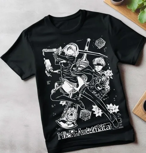 Nier Automata 2B YoRHa New Unisex Shirt,Girl, t-shirt Waifu graphic tee