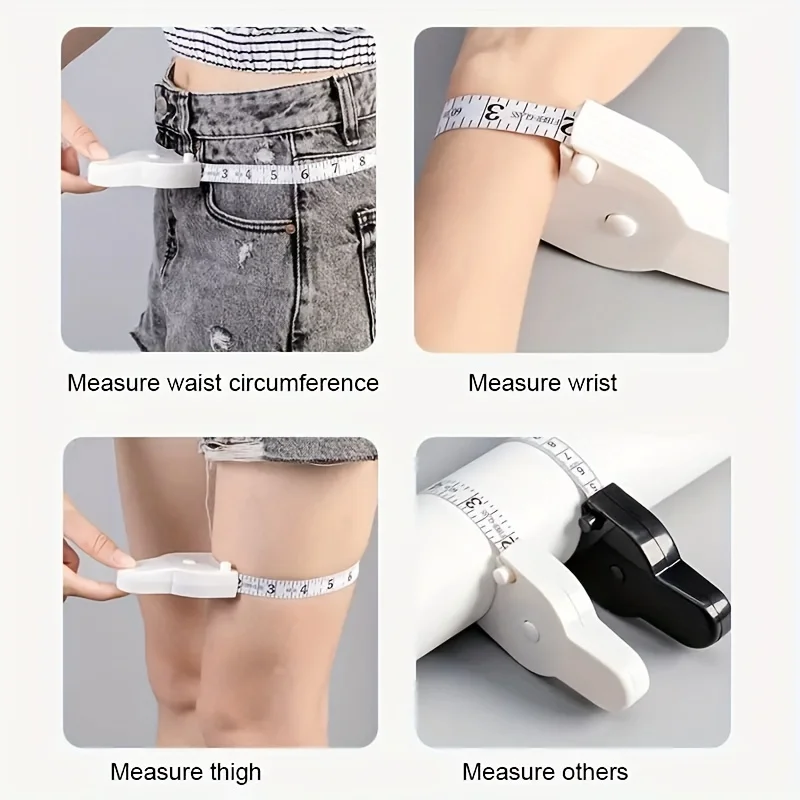 60 inch automatic telescopic tape measure, precise measurement, suitable for sewing, fitness, handicrafts, and clothing