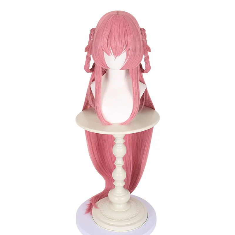 Parrucca COS stile cinese Angelo lucido infinito Kuru Kuru Parte superiore del cuoio capelluto con simulazione di capelli lunghi rosa