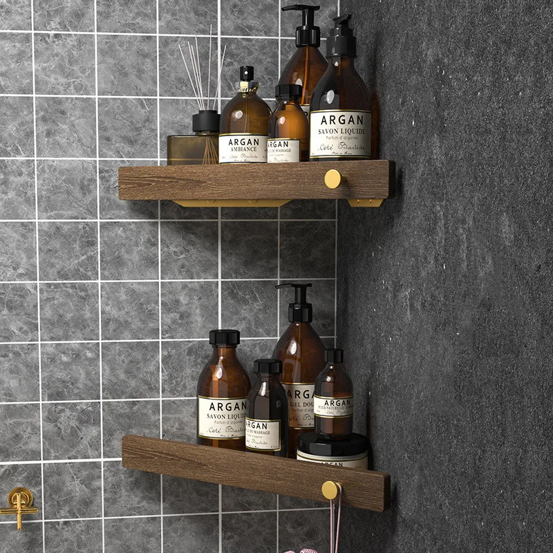 

Bathroom accessories Perforated free bathroom storage rack Wall mounted storage rack in bathroom and toilet wall shelf