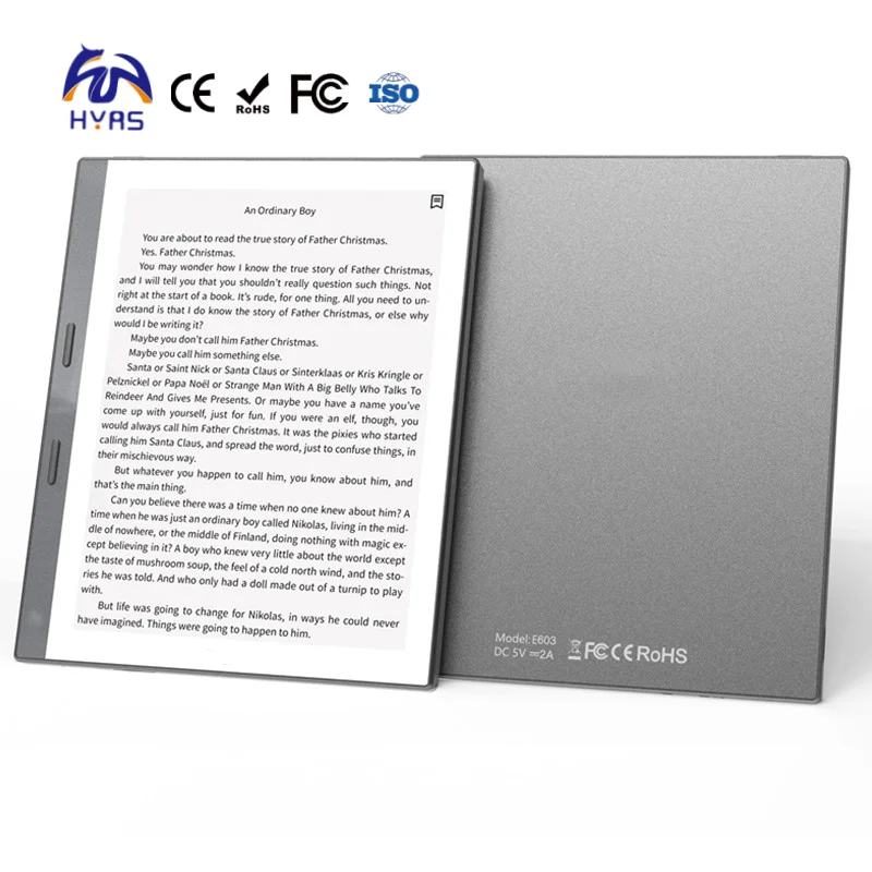 

2025 Super Cheap OEM 6-inch Ebook Android 11.0 E-Reader Quad-core Wifi 1G+32G Education Ebook Kids Education Tablet