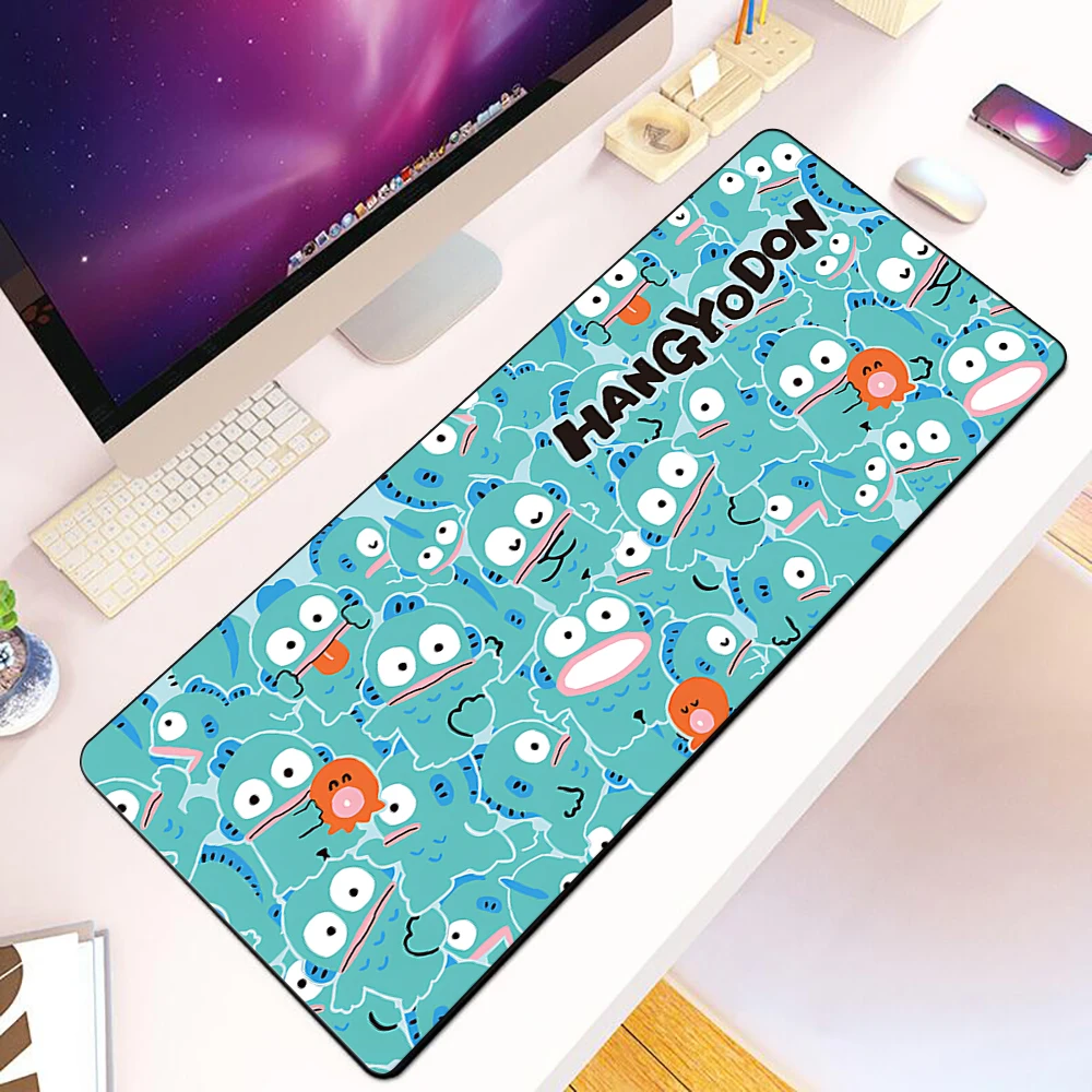 Pochaccos Cute Hangyodons Mousepad HD Printing Computer Gamers Locking Edge Non-slip Mouse Pad XXL90x40cm Keyboard PC Desk Pad