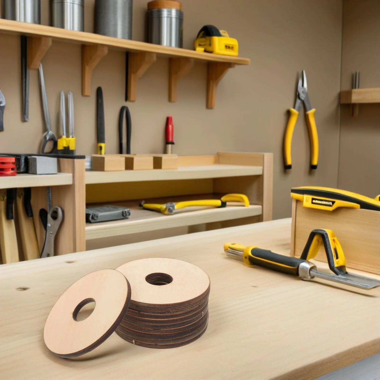 

10Pcs Wooden Wick Holders Centering Device Reusable Stabilizer for Jar Wick Placement DIY Making Accessories