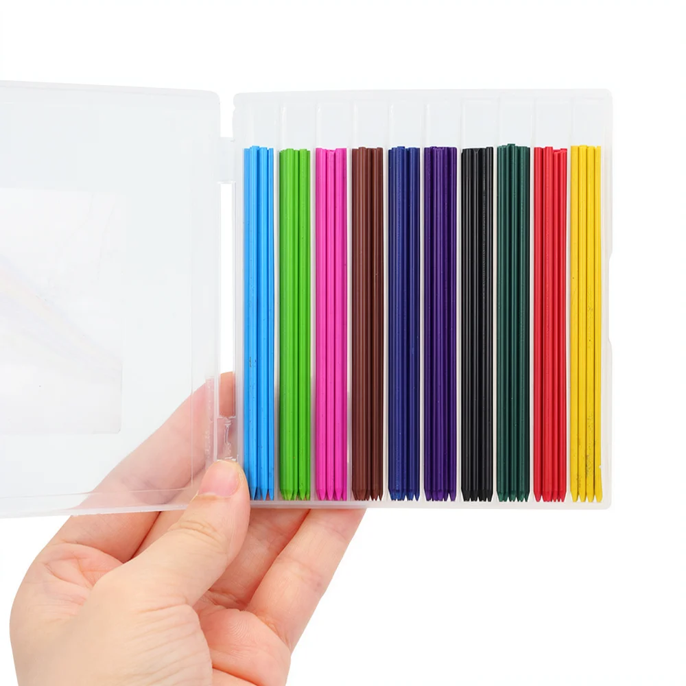 Durable Colored Pencil Leads For JOMPENS 2.0mm Mechanical Drafting Writing Core Stationary Office School Art Sketching Supplies