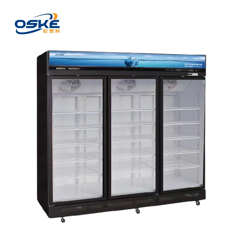 Refrigerator Fresh-keeping Cabinet Single Double Three Door Beer Cabinet Restaurant Supermarket Freezer