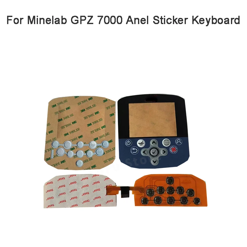 For Minelab GPZ 7000 Anel Sticker Keyboard Replacement