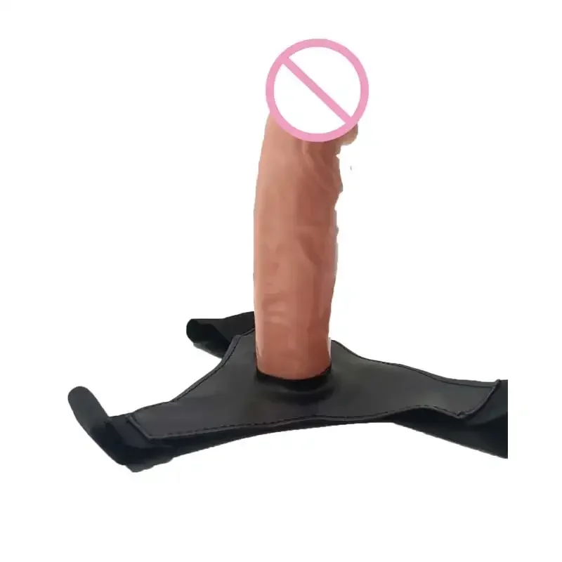 Wearable Strapon Penis Men Strap On Dildo Panties Hollow Sleeve Strap on Dildos Pants Harness Belt Gay Sex Toy For Woman Lesbian