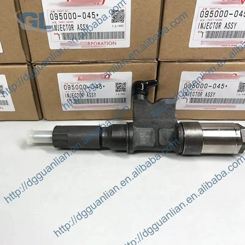 High Quality Common Rail Fuel Injector 095000-0450 095000-0451 For Isuzu 6HK1