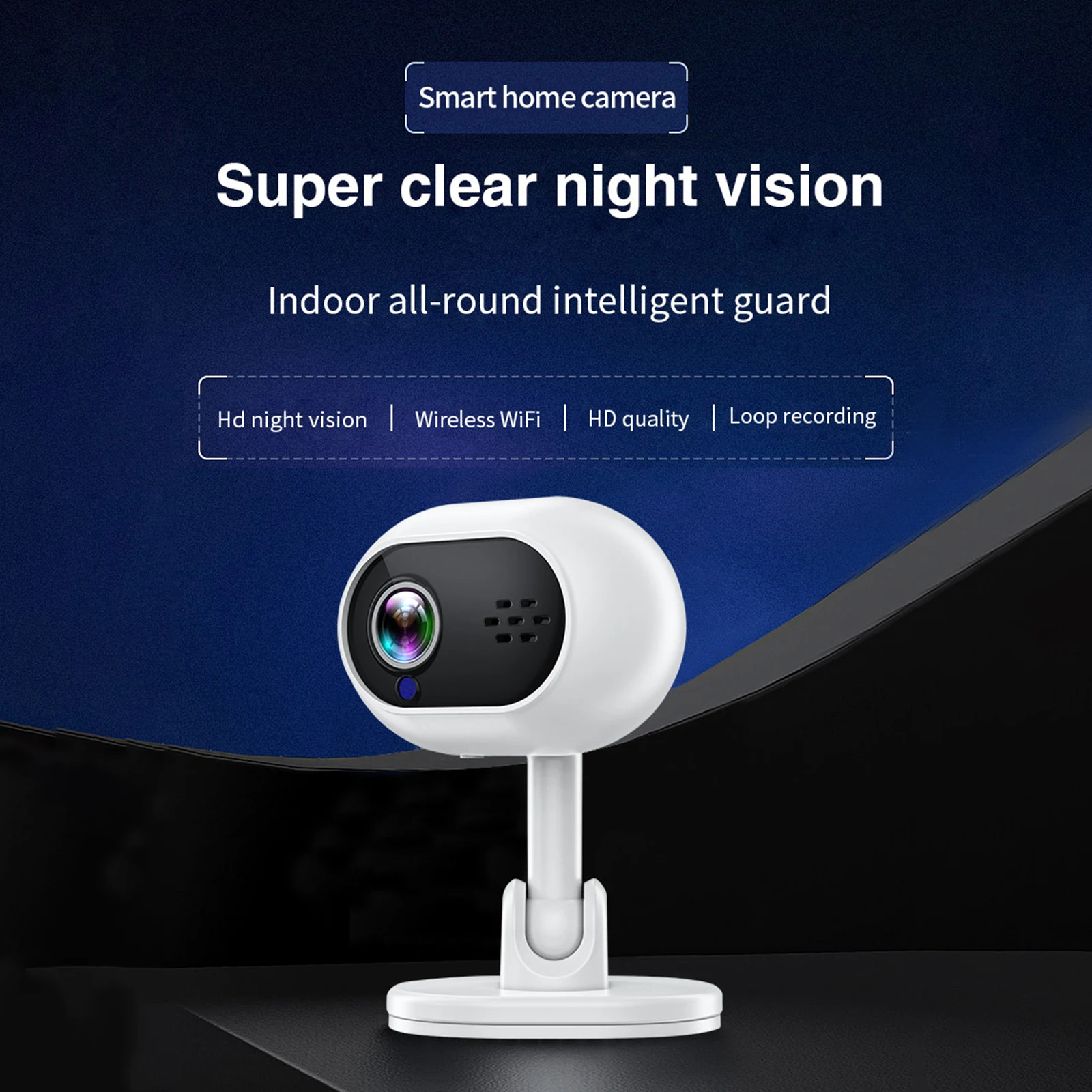WIFI Smart 1080P Mini Camera Home Security Protection Indoor Outdoor Network Surveillance Night Vision with Intercom Camera