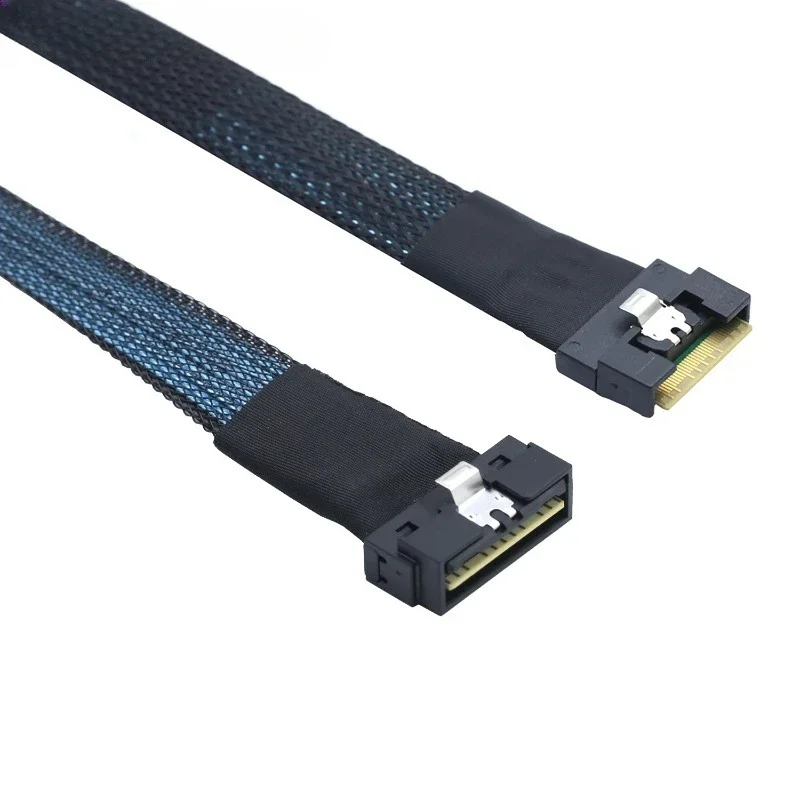 PCI-E Slimline SAS 4.0 LP Low Profile SFF-8654 8i 74pin To Slimline SFF-8654 All Inclusive Scoop-Proof 74Pin Server High-Speed
