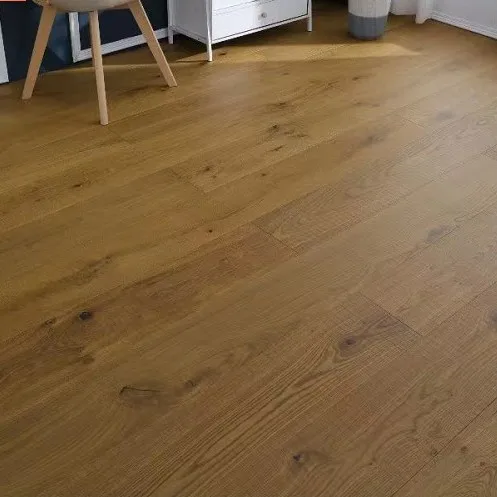 

European, oak, pure triple, solid wood, laminate flooring, saw marks