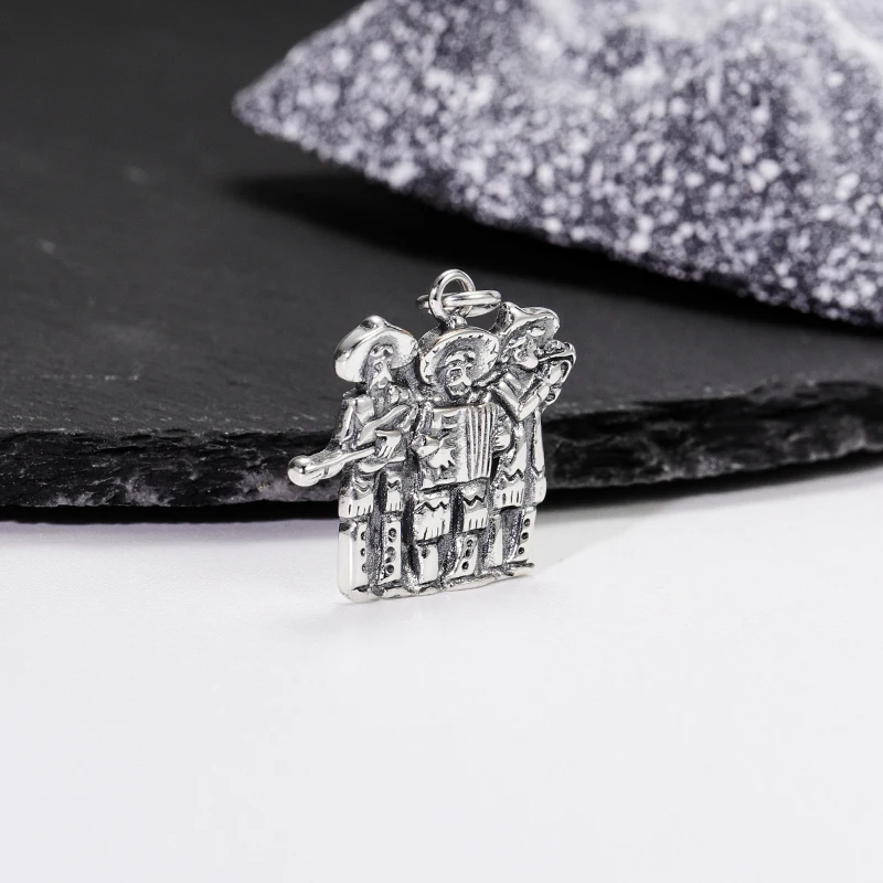 قلادة S925 James Avery Music Team Charm، سوار DIY، قلادة تتطابق بحرية