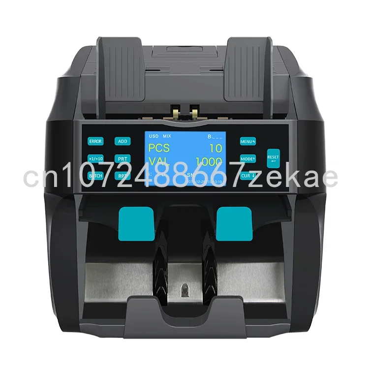 

Two-CIS Two-pocket Mixed Value Bill Banknote Money Cash Currency Counting Machine Counter and Sorter