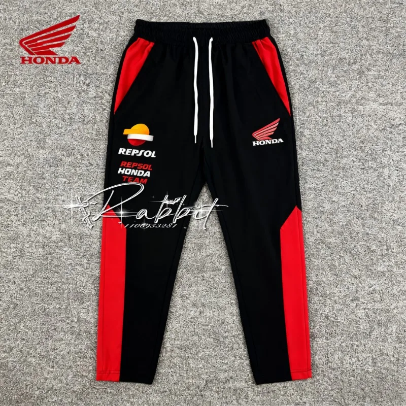2025/26 新型ホンダレーシングチーム カジュアルファッション スポーツパンツ メンズ モト レーシング オフロード 自転車 速乾 日焼け止めパンツ