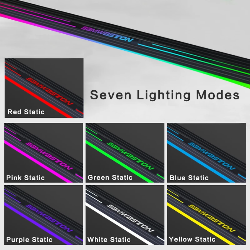 Cc CarAutomatic Electric Power Neon Led Light Side Step Running Board for ROEWE RX5 2019-2025