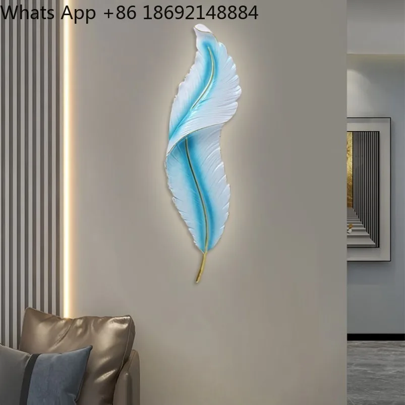 

Simple modern led2024 creative living room sofa background wall lighting aisle entrance bedroom three-color dimming