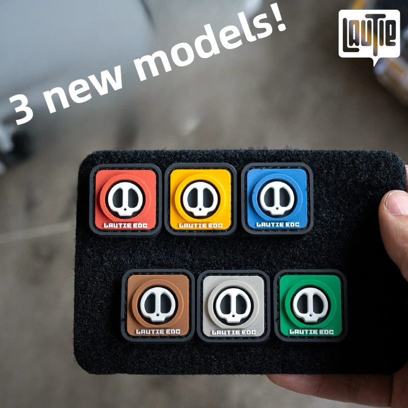 LAUTLE ไนลอนหัวเข็มขัดกลางแจ้ง Armband Morale Patch สติกเกอร์กาวพื้นผิว DIY กระเป๋าเป้สะพายหลังตกแต่งสติกเกอร์ Badge