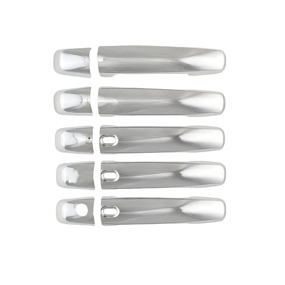 For Suzuki Grand Vitara 2006 2008 - 2012 Chrome Silver Door Handle Cover Stickers Exterior Car Accessories Decoration