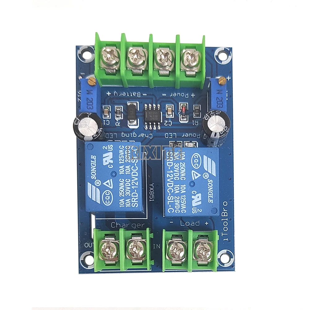 Placa de Control de carga automática de falla de energía de batería, fuente de alimentación, módulo de conmutación automática, módulo de disyuntor