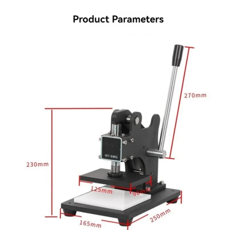 Bag embossing machine, manual stamping machine, embossing tools, small manual die-cutting machine, die-cutting press.