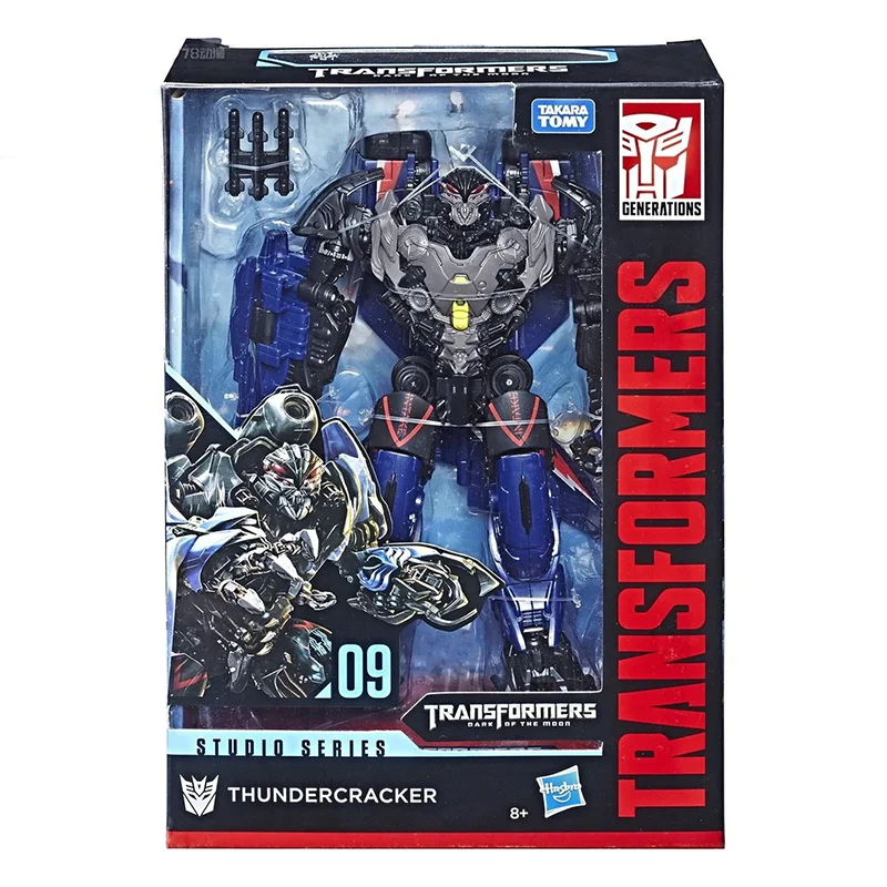 Hasbro Transformers Studio Series SS09 Thundercracker 18Cm Voyager Class Anime Original Action Figure Model Toy Gift Collection