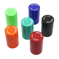 Airtight Stash Jar Smell Proof Herb Stash Container Vacuum Seal Tobacco Herb Box can Accessories muti-color For Keep It Fresh