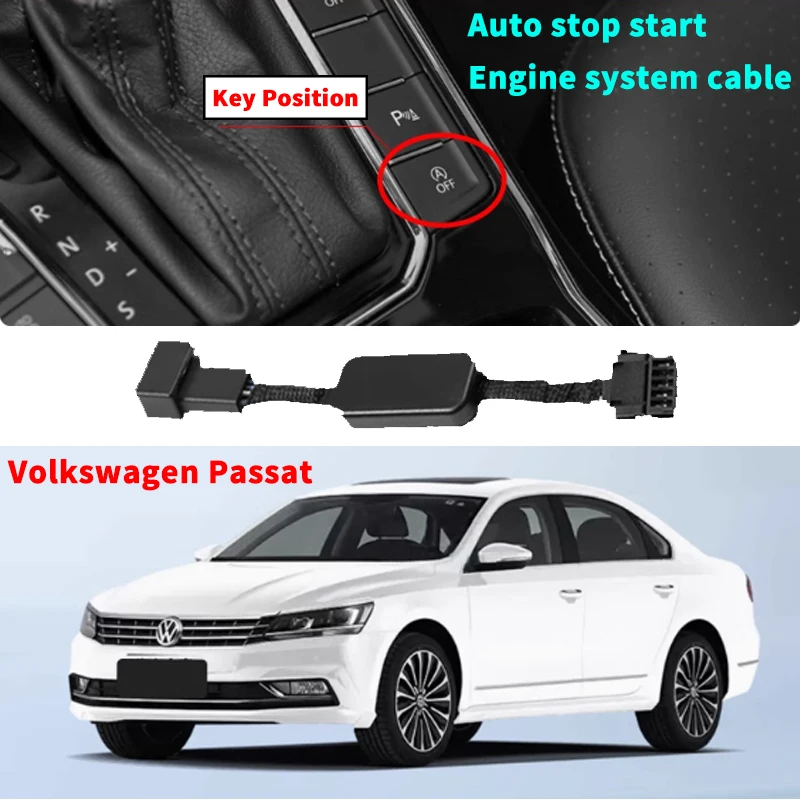 

For VW Volkswagen Passat Car Automatic Stop Start Engine System Off Device Control Sensor Plug Stop Cancel