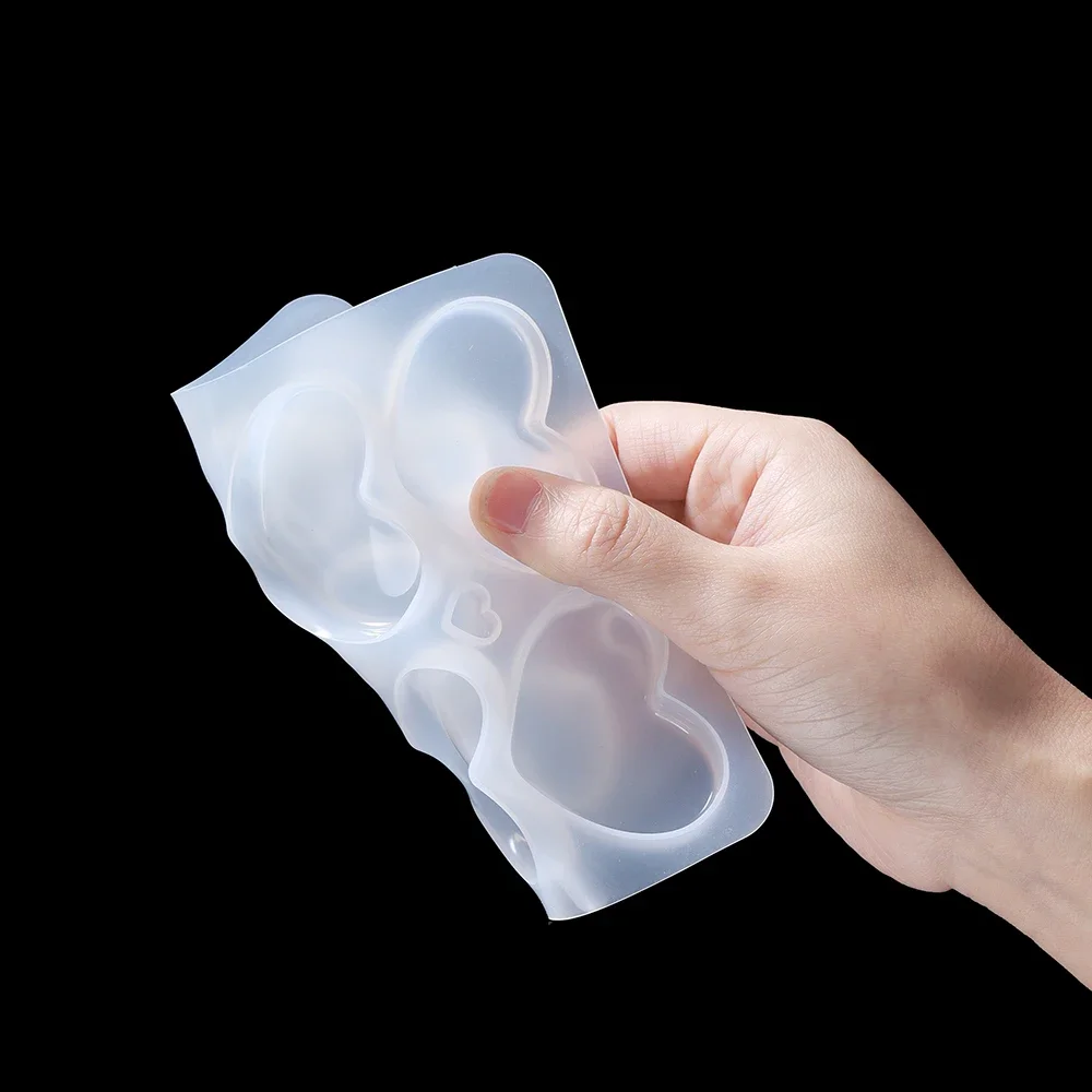 Earring Pendant Epoxy Silicone Mold Geometry Round Triangle Necklace Key Chain Pendant Resin Mold Jewelry Making Accessories