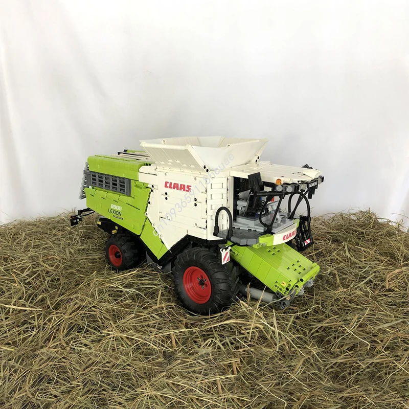 6965 個 MOC トランスポーター Claas Lexion 8900 コンバインハーベスター技術モデルビルディングブロックスタッキングレンガクリエイティブ教育