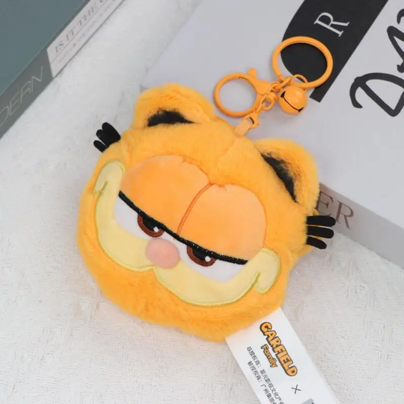 Garfield Niedlicher Ausdrucksanhänger, Cartoon-Plüschtier, Geldbörse, niedlicher Odie-Schlüsselanhänger, Anime-Plüsch-Geldbörse, Rucksack, Dekoration, Geschenke