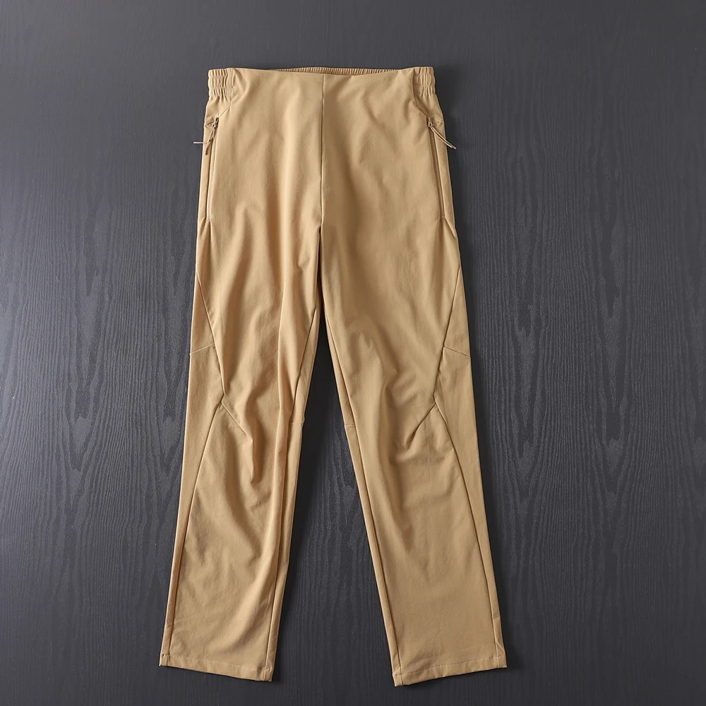 

Lightweight Woven Fabric Summer Outdoor Men's 3D Sports Moisture Absorbing Breathable Straight Leg Casual Trousers Outdoor Longs