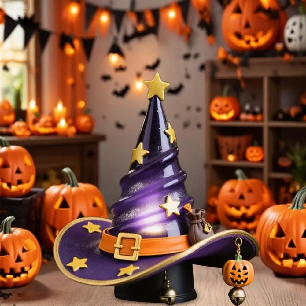 

Универсальный ночник, декор, небольшой космический ночник, жуткая шляпа ведьмы, ночник, набор для Хэллоуина, декор для вечеринки, светодиодный светильник для развлечений