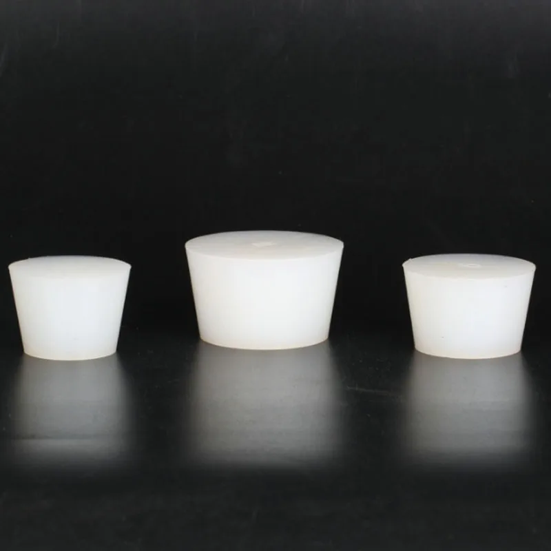 Conical Silicone Stopper Soft Plugs High Temperature Resistant For Test Tube Container Fermentation Barrel Airlock Valve Brew
