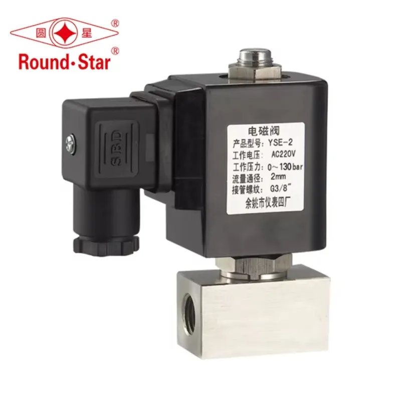 YSE-020 High Pressure Solenoid Valve 0-300bar