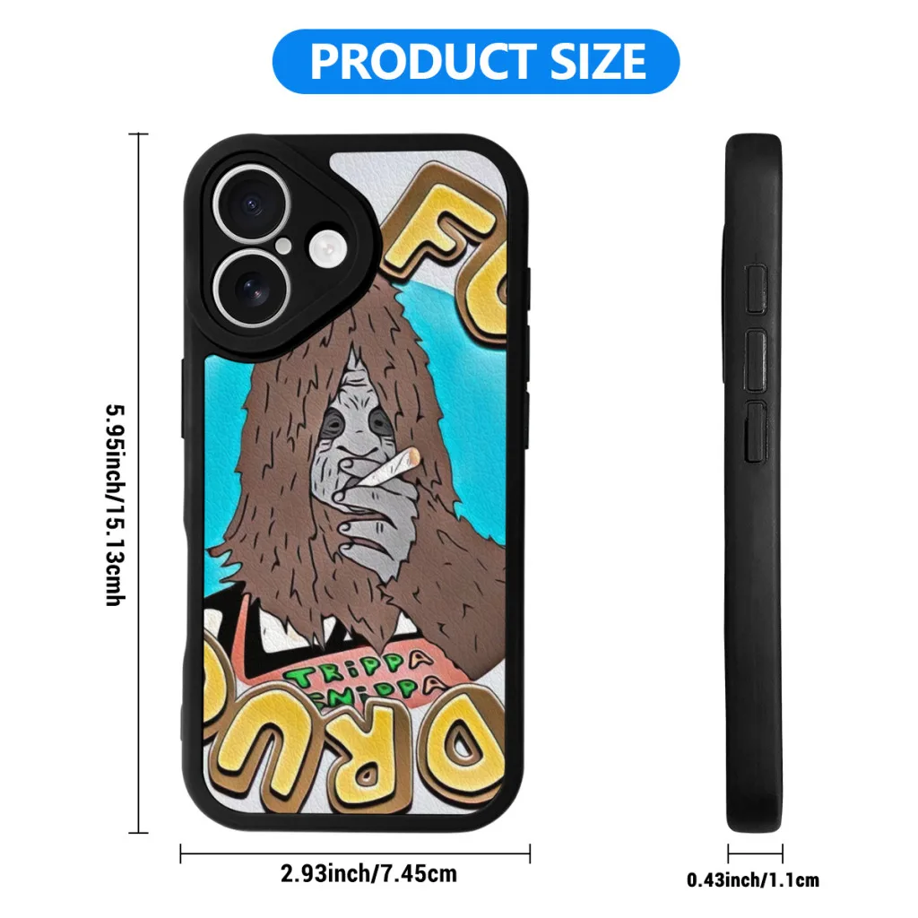 Sassy The Sasquatch Phone Case For iPhone 16 Pro Max Silicone Skin Case