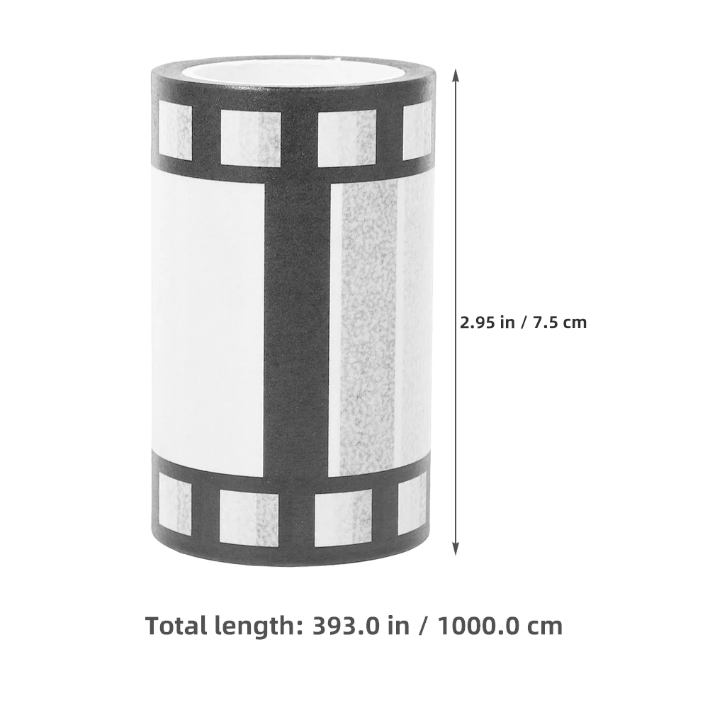 2 لفات من شريط الأفلام الواسع يمكنك صنعه بنفسك شريط زخرفي لتزيين قصاصات المجلات واللوازم المكتبية لفيلم الليل