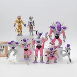 8pcs/Set Dragon Ball Z Frieza Figure Freezer Third Form Figurine PVC Action Figures Collection Model Toys Gifts